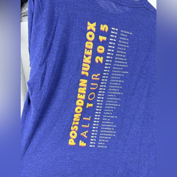 Scott Bradlee’s Post Modern Jukebox Fall 2015 Tour T-shirt Size Large - Picture 2 of 3